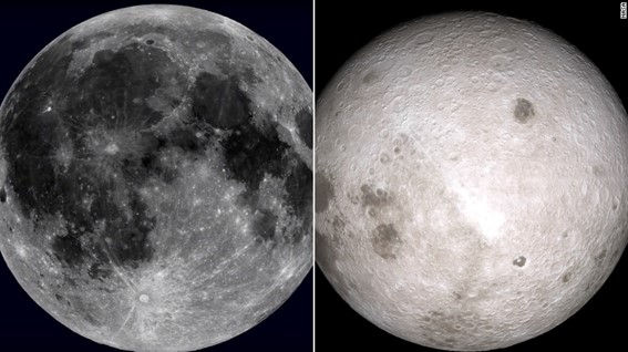Os lados da lua são surpreendentemente diferentes